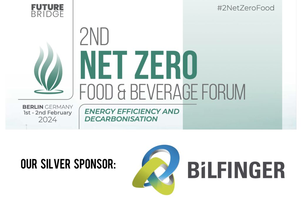 Bilfinger Joins as Silver Sponsor for the 2nd Net Zero Food & Beverage Forum: Energy Efficiency and Decarbonisation