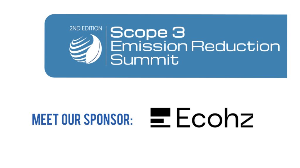 Ecohz Joins as Silver Sponsor For the 2nd Scope 3 Emission Reduction Summit