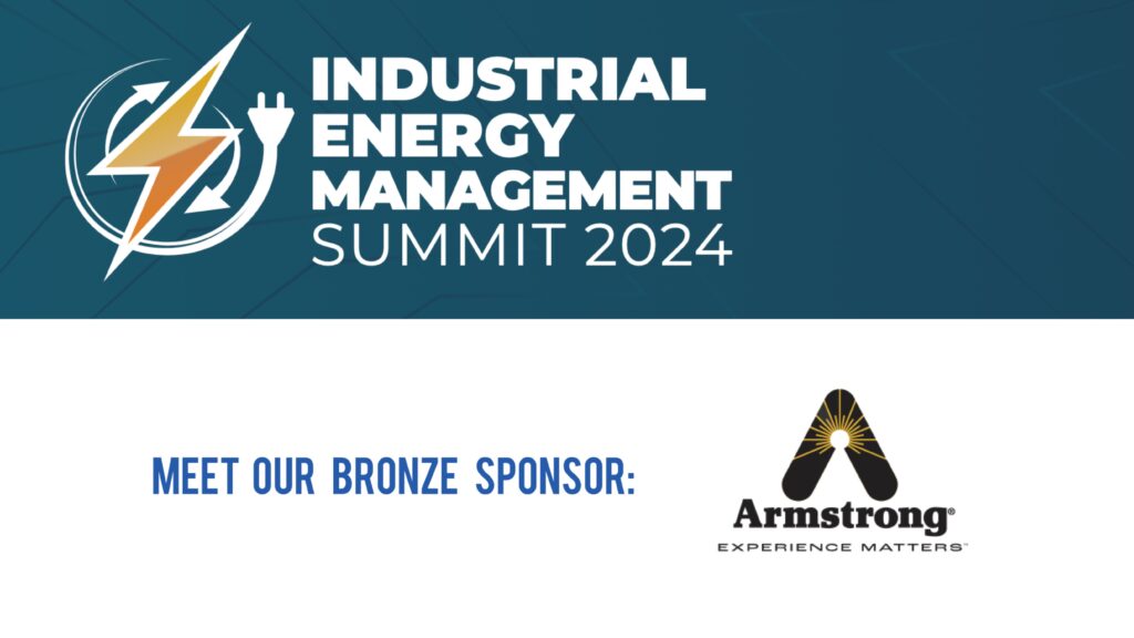 Armstrong Joins As Bronze Sponsor For Industrial Energy Management Summit 2024