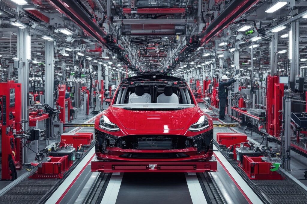 Just-in-Time Manufacturing in Gigafactories