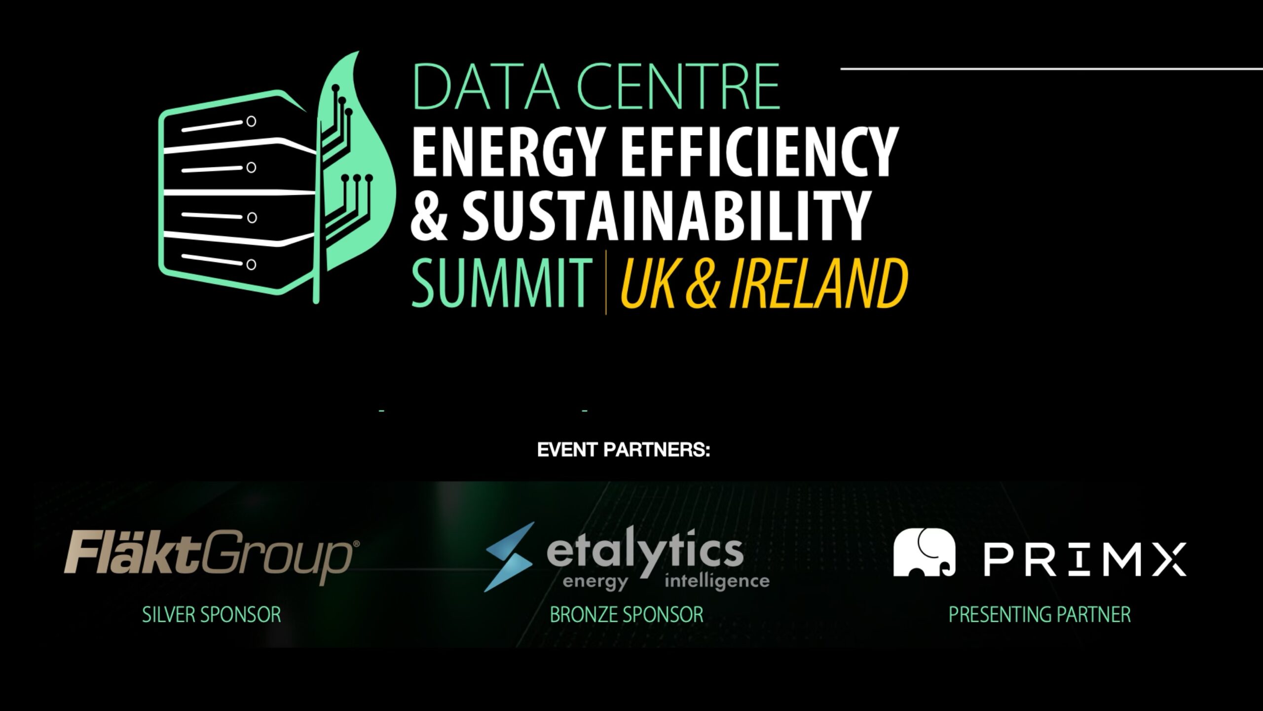 Event Partners: Data Centre Energy Efficiency & Sustainability Summit - UK & Ireland